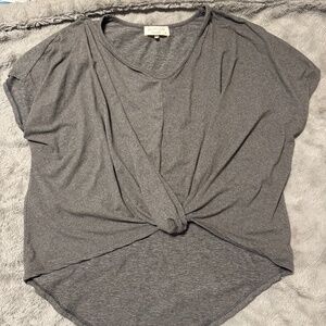 Lavender Twist Tie Front • Grey